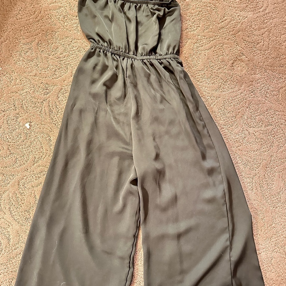 Urban Outfitters Olive Green Women's Jumpsuit - Picture 5 of 7